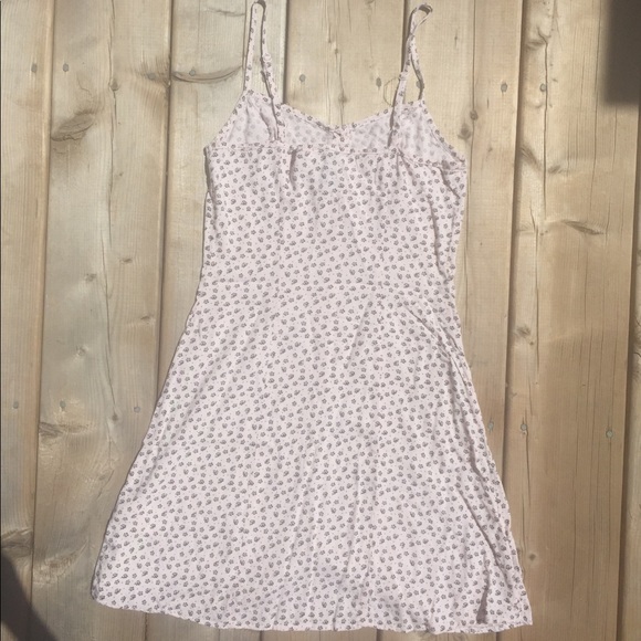 Light Pink Floral Button Down Dress Size 2 - Picture 2 of 2